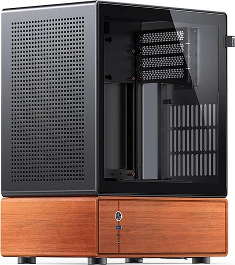 Kasë Jonsbo T7, mATX, Midi-Tower, Tempered Glass, e zezë