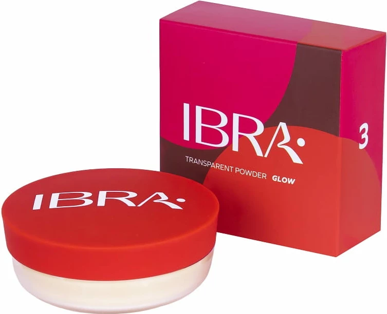 Pudër e lirshme transparente Ibra 3 për femra, 12g
