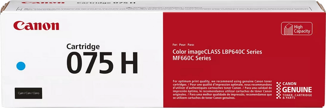 Toner Canon 075 H C (6368C002) kapacitet i lartë, cyan