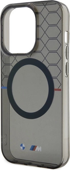 Mbështjellës BMW Pattern MagSafe për iPhone 13 Pro / 13, Gri