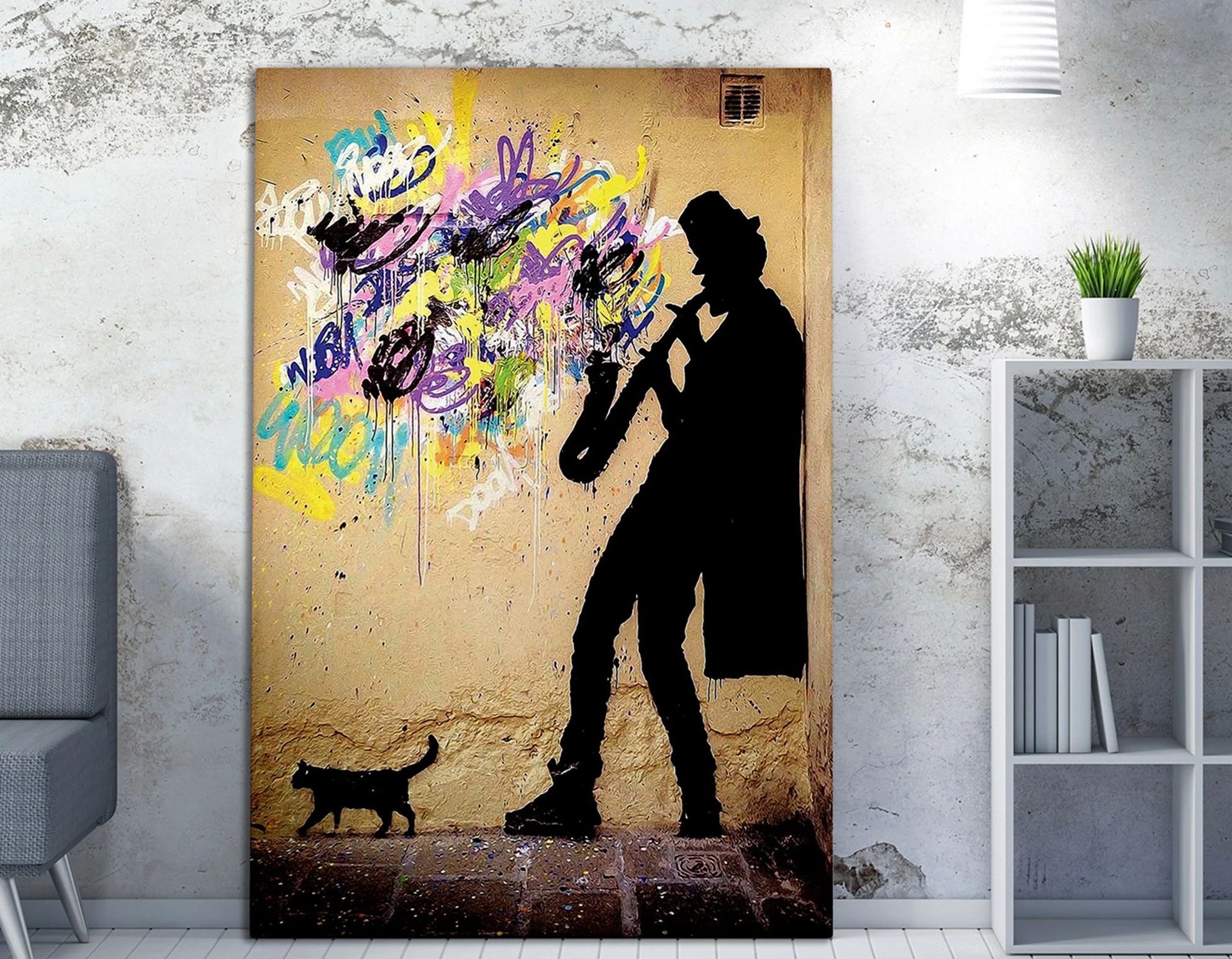 Pikturë dekorative në kanavacë Wallity, WY40, 70x100cm