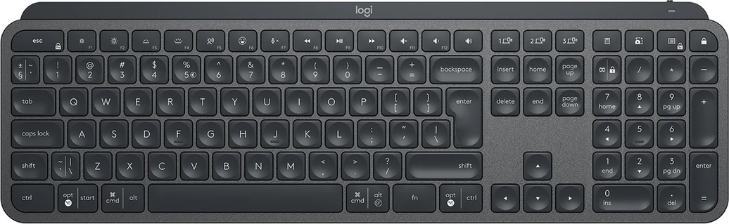 Tastierë, Logitech, MX Keys 920-010251, layout US-International, e zezë
