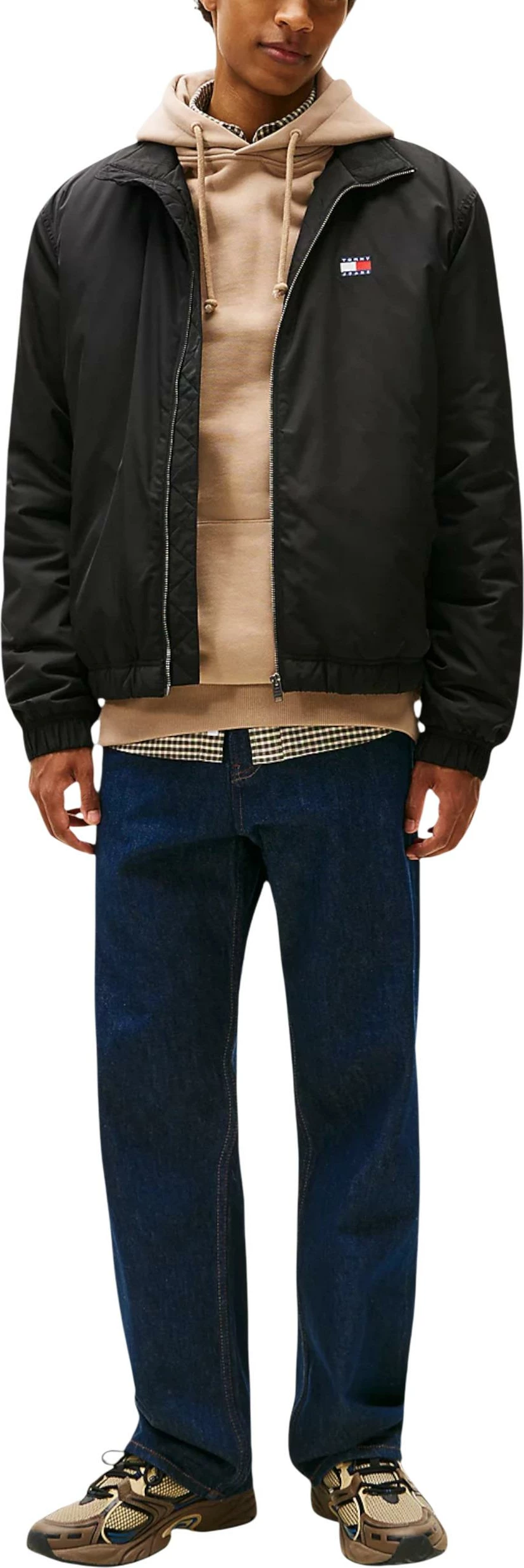 Jakne për meshkuj Tommy Hilfiger Jeans TJM Essential Padded DM0DM21936, e zezë [Madhësia: XXL]