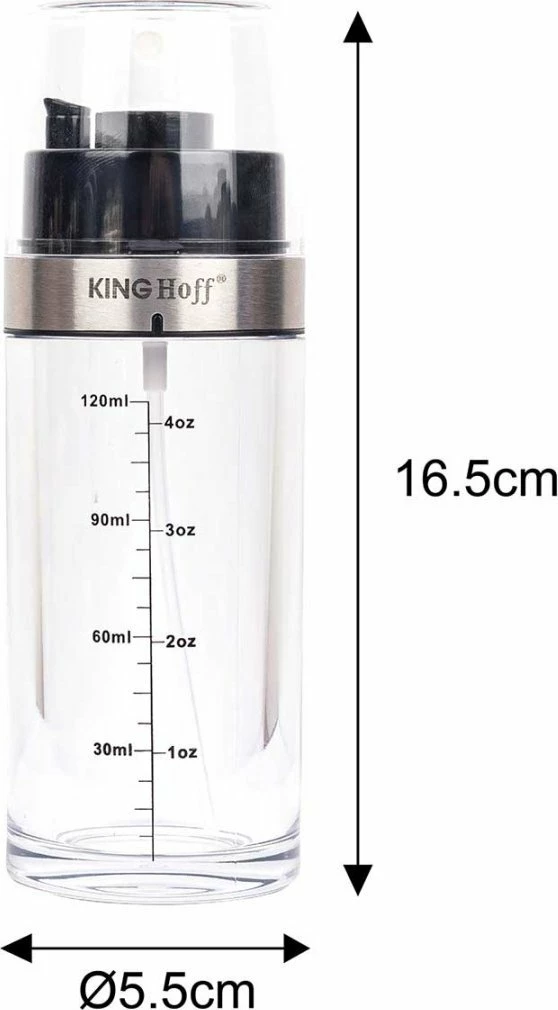 Spërkatës për vaj dhe uthull KingHoff KH-1894, 150 ml, transparent