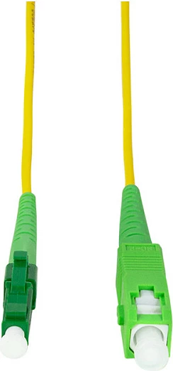 Kabllo fiber optike LogiLink Patch Cord OS2 SM G.657.A2, SC/APC në LC/APC, 1 m, e verdhë