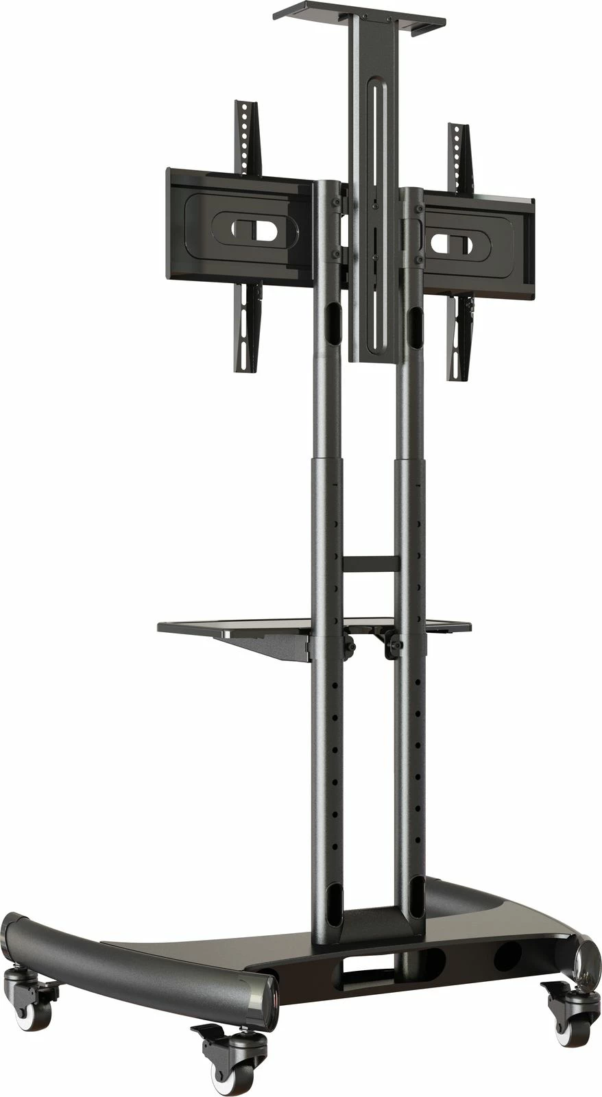 Mbajtëse TV në dysheme NB AVA1500-60-1P 32-65\", VESA 100x100-600x400, 45.5 kg, me rrota, e zezë