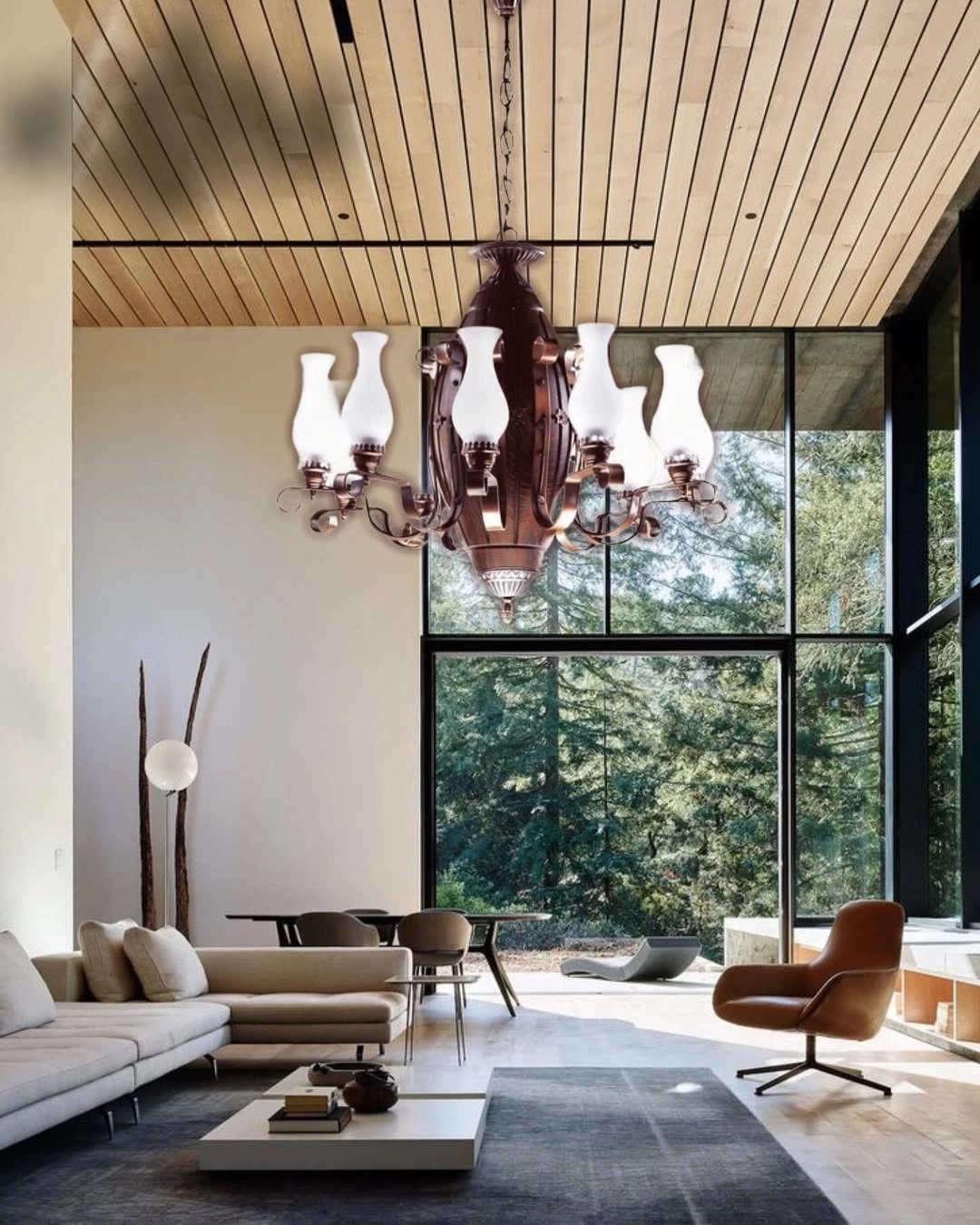 Abazhur klasik i varur me 10 llampa