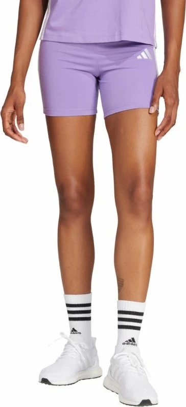 Shorce biker për femra adidas, vjollcë [Madhësia: XS]