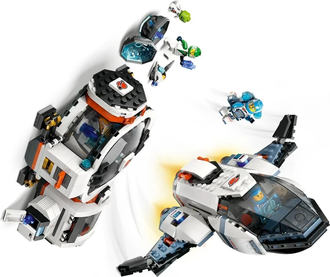 Set LEGO CITY Modular Galactic Spaceship 60446 me 4 minifigura