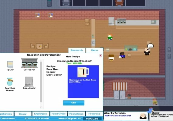 Beans: The Coffee Shop Simulator EN Global