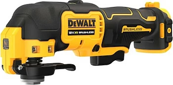 Multitool oscilues DeWALT DCS353NT-XJ, brushless, me bateri, me dritë, me pllakë lëmimi, i zi/verdhe