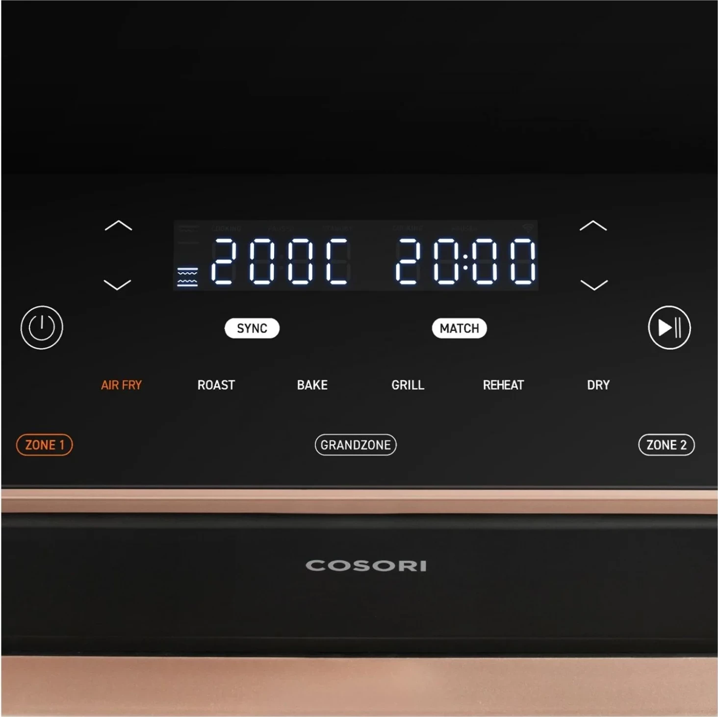 Frytkownicë Cosori CAF-TF101S-AEUR Dual Blaze TwinFry, 10L, e zezë