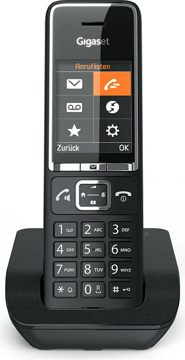 Telefon fiks pa kabllo Gigaset COMFORT 550, ekran 2.2", speakerphone, 200 kontakte, Caller ID, i zi