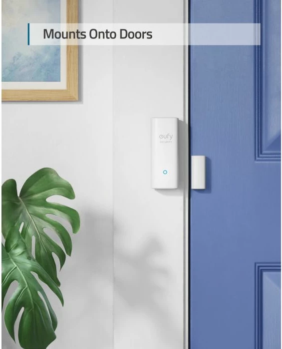 sensor dere dhe dritare Anker Eufy Security T89000D4, jetë baterie deri 2 vjet, i bardhë, set 2 copë