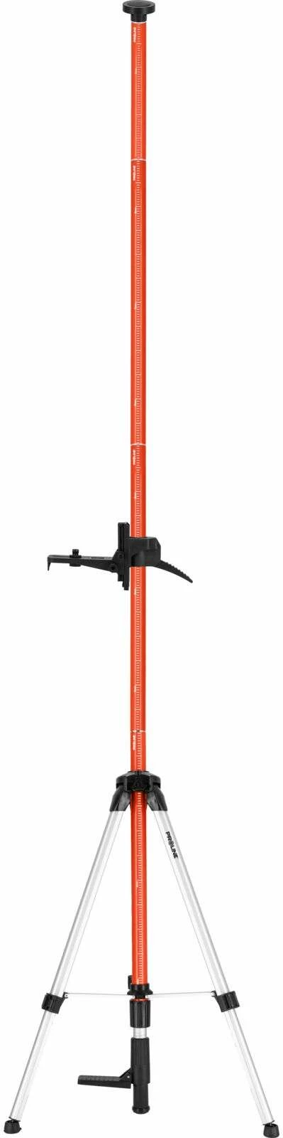 Set shtylle teleskopike me tripod për laser PROLINE 15151, 3.3 m, 5/8\" & 1/4\", 3x60 cm + 1x30 cm, me çantë
