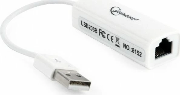 Adapter rrjeti USB, Gembird NIC-U2-02, 10/100 Mb/s, i bardhë