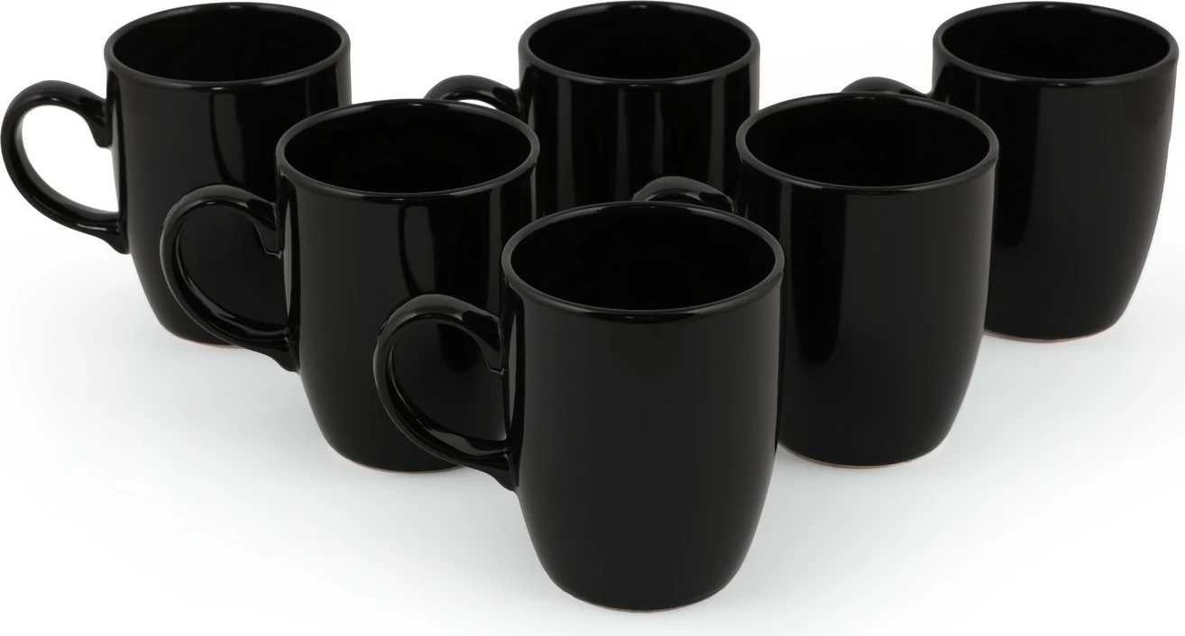 Set gotash qeramike të zeza, 6 copë, Hermia Concept, ST101206F650A0000000AET900