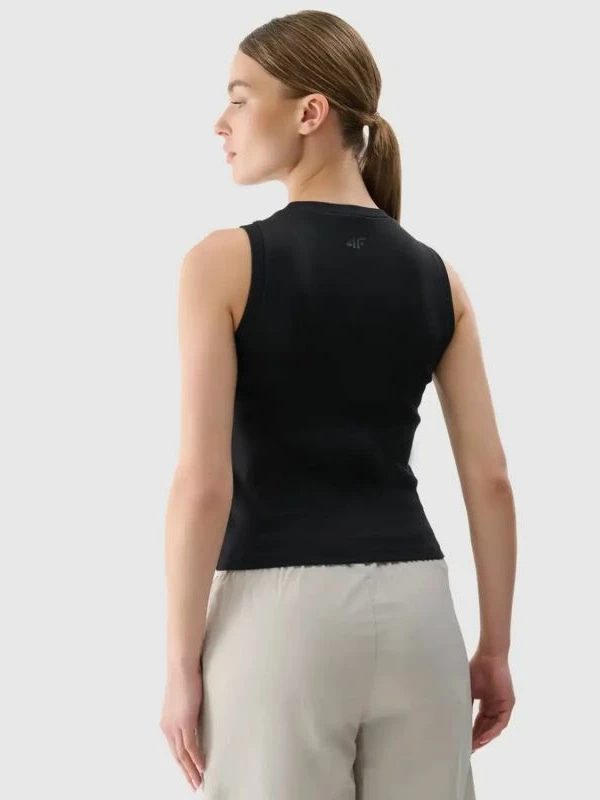 Maicë pa mëngë femra 4f, e zezë