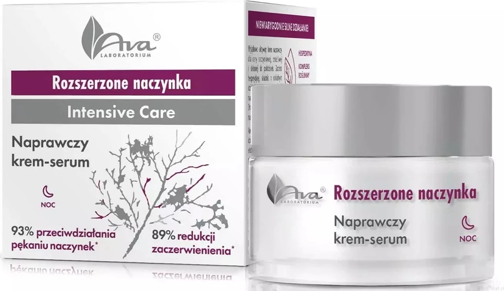 Krem nate-serum për fytyrë Ava Laboratorium Extended Broken Capillaries Repair për femra, 50ml