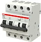 Ndërprerës diferencial me siguresë ABB DS203NCA-B16/0,03, 4P (3P+N), Tip A, 30mA, 6kA, gri