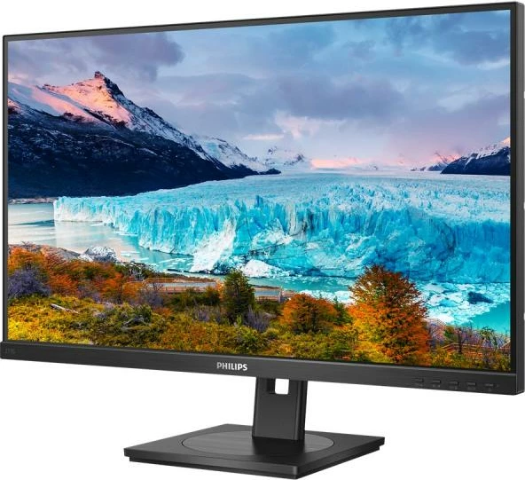 monitor, Philips, S-line 273S1 27" FHD, USB-C, Daisy Chain, TÜV Eye Comfort, e zezë