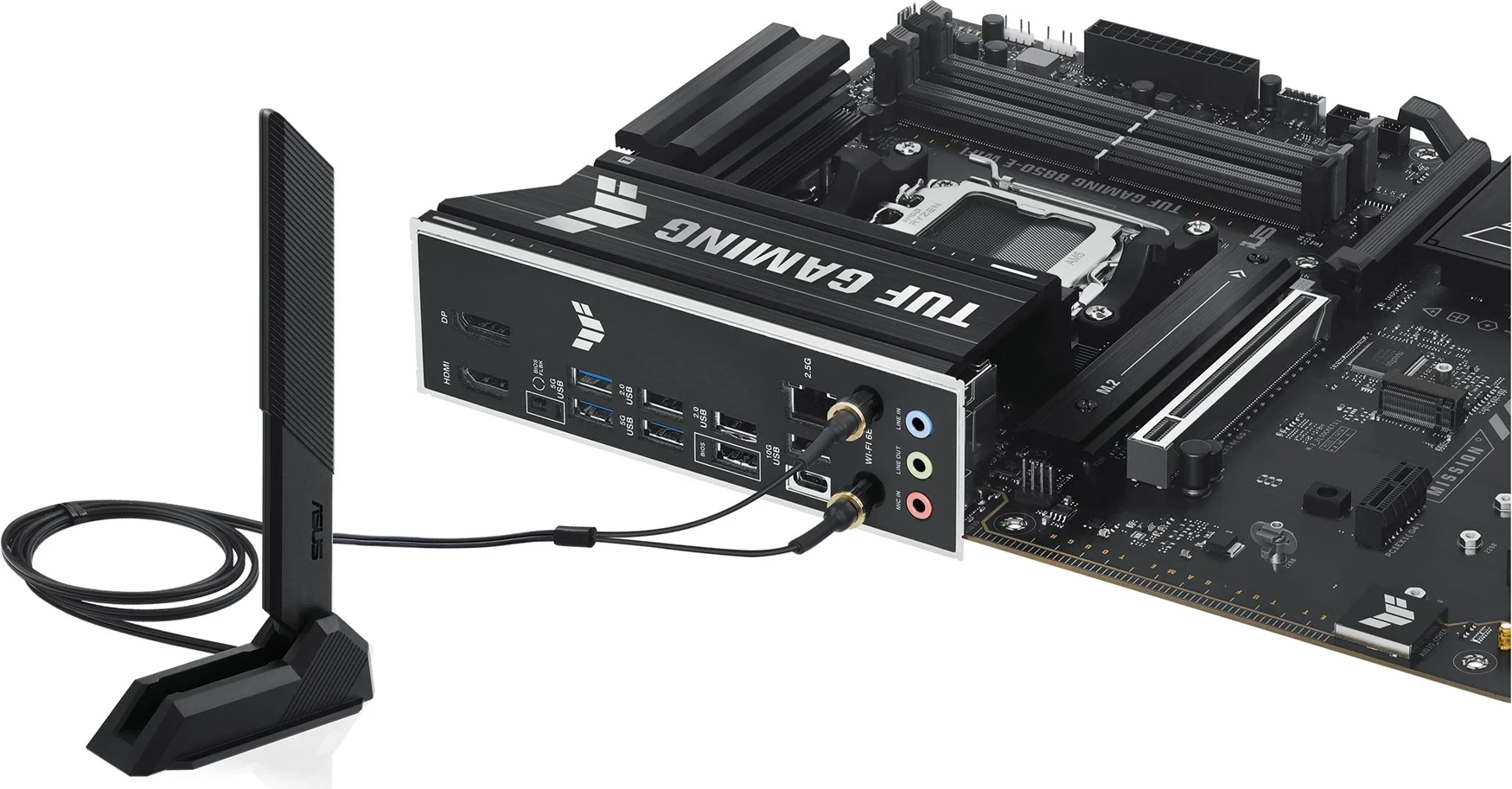 Pllakë amë ASUS TUF GAMING B850-E WIFI, Socket AM5, ATX, Wi-Fi 6E, Multikolor