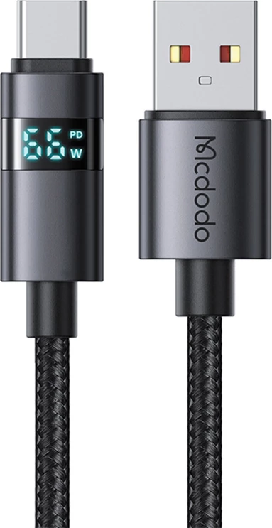 Kabllo USB-A në USB-C Mcdodo CA-6520, 1.2m, e zezë