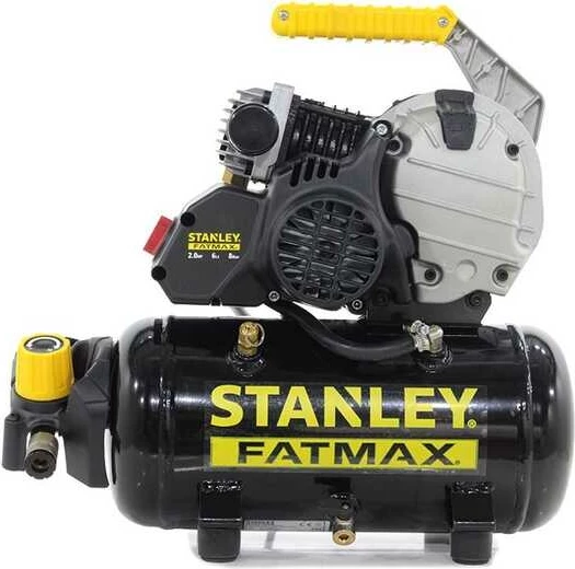 Kompresor ajri me vaj Stanley HY227-8-6E 6L 8 bar 2HP/1.5kW zi/verdhe