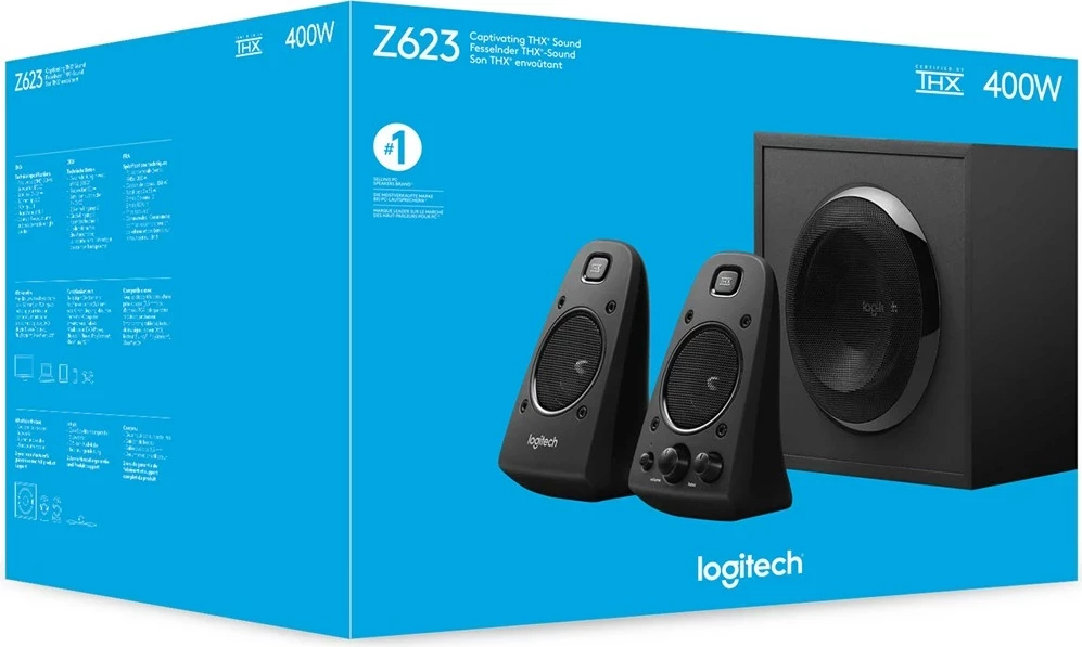 Sistemi i altoparlantëve Logitech Z623