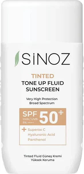 Krem kundër diellit Sinoz Tinted Tone Up Fluid SPF 50+