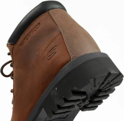 Këpucë për meshkuj Skechers, kafe