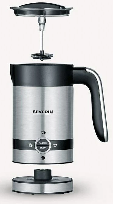 Shkumëzues qumështi SEVERIN SM 3584, automatik, 100 ml, i zi/inox