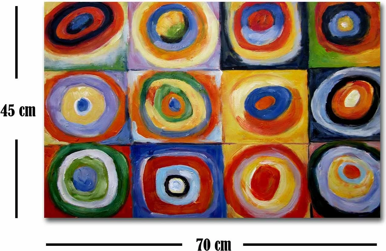 Pikturë dekorative në kanavacë, Wallity FAMOUSART-075, shumëngjyrëshe, 45x70cm
