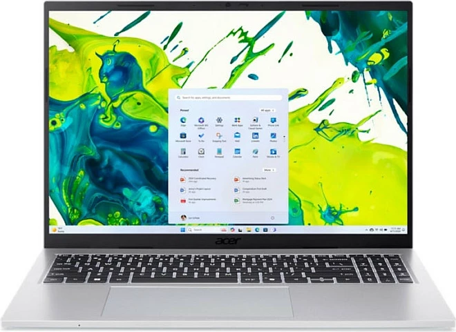 Laptop Acer Aspire Go 16 AG16-71P-70RK, i7-150U, 32GB RAM, 1TB SSD, 16" WUXGA, Windows 11 Home, argjendtë