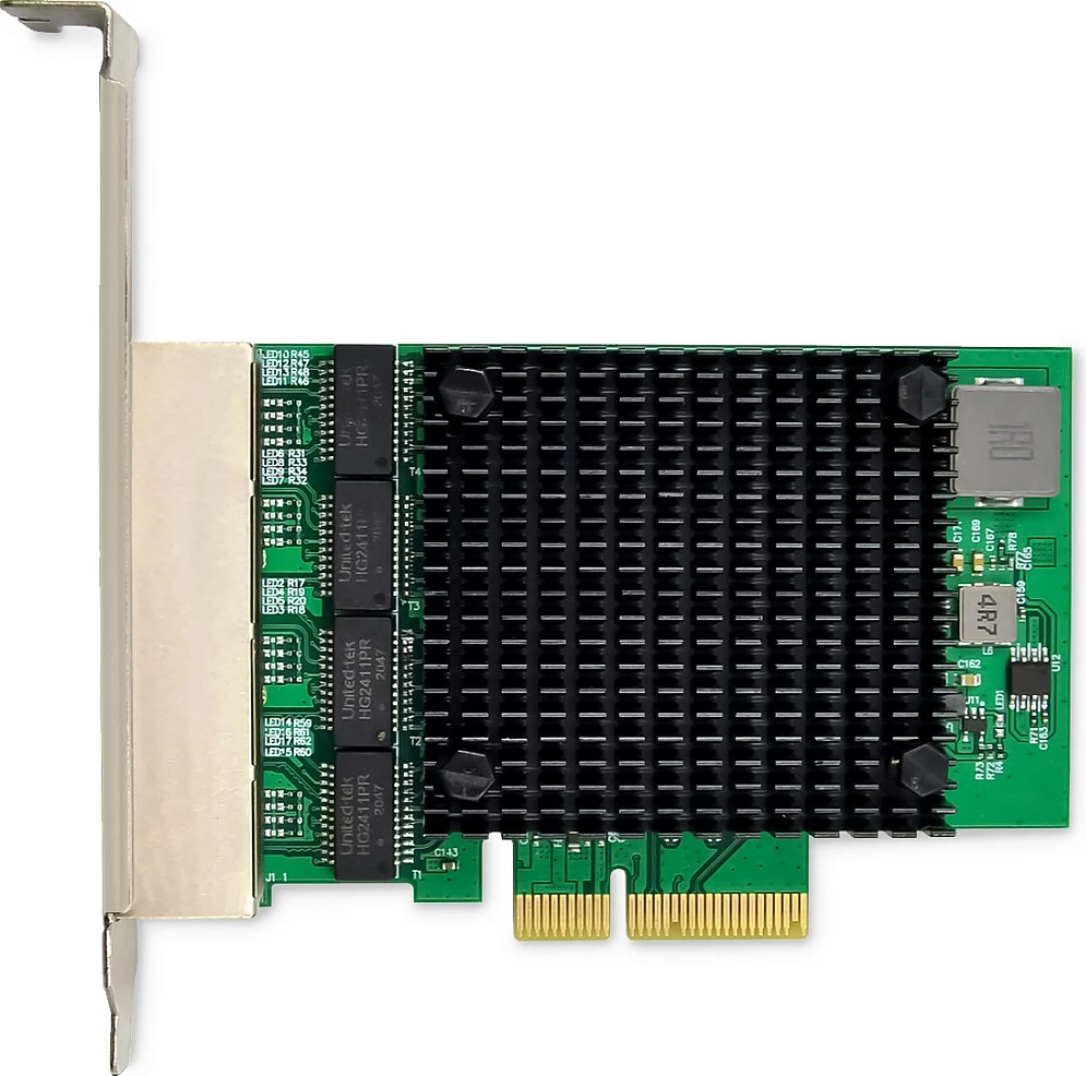 Kartelë rrjeti Digitus RTL8125B, PCIe, 4x RJ45, 2.5GbE