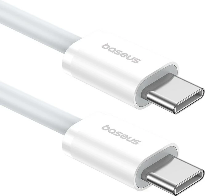 Kabllo USB C në USB C Baseus Superior, 2 m, 30 W, Bardhë