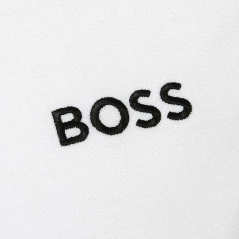 Maicë polo për meshkuj Boss, e bardhë