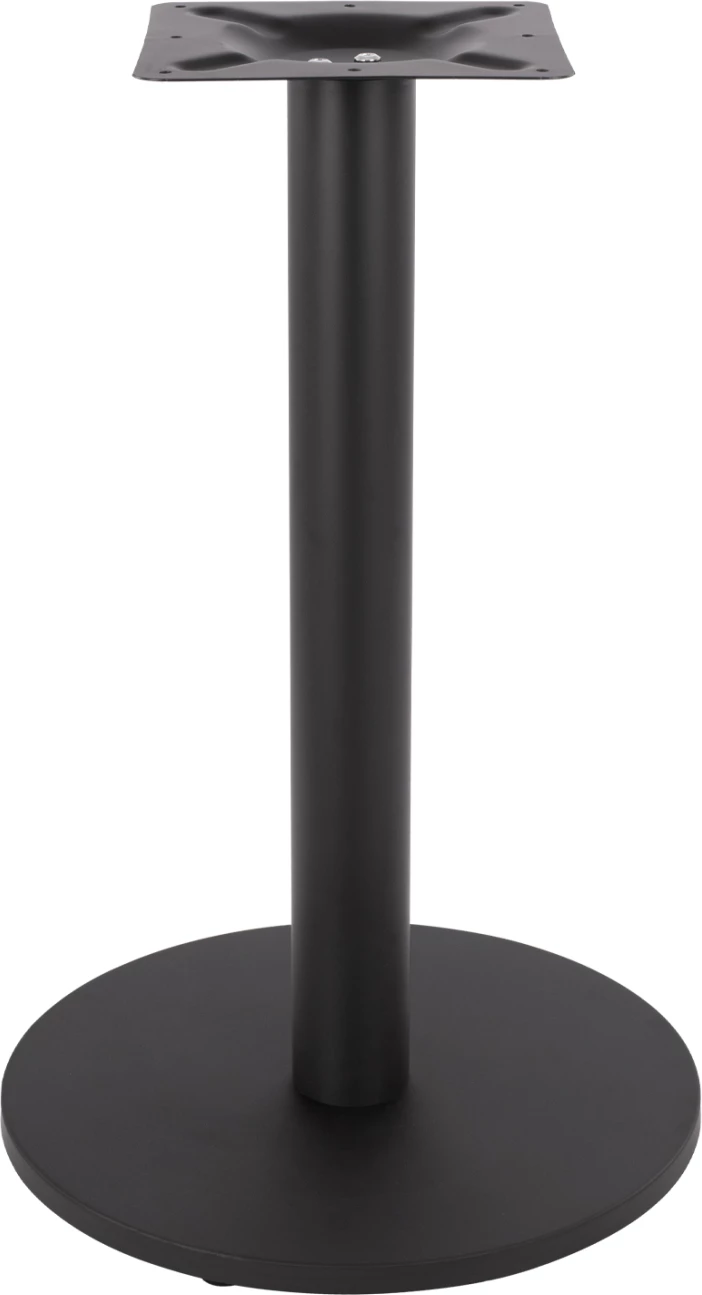 Bazë tavoline metalike, ngjyrë e zezë matte, 45x72 me rregullues FH419.11