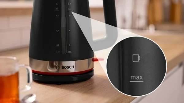 Çajnik elektrik Bosch TWK4M223, 1.7 L, 2400 W, Zi
