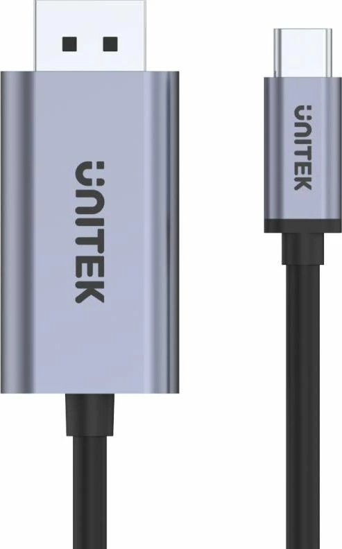 Adapter Unitek V1409A USB-C në DisplayPort 4K 60Hz, 2m, i zi