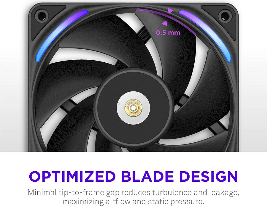 Ventilator për kasë NZXT F240X, 2x120mm, PWM, RGB, i zi