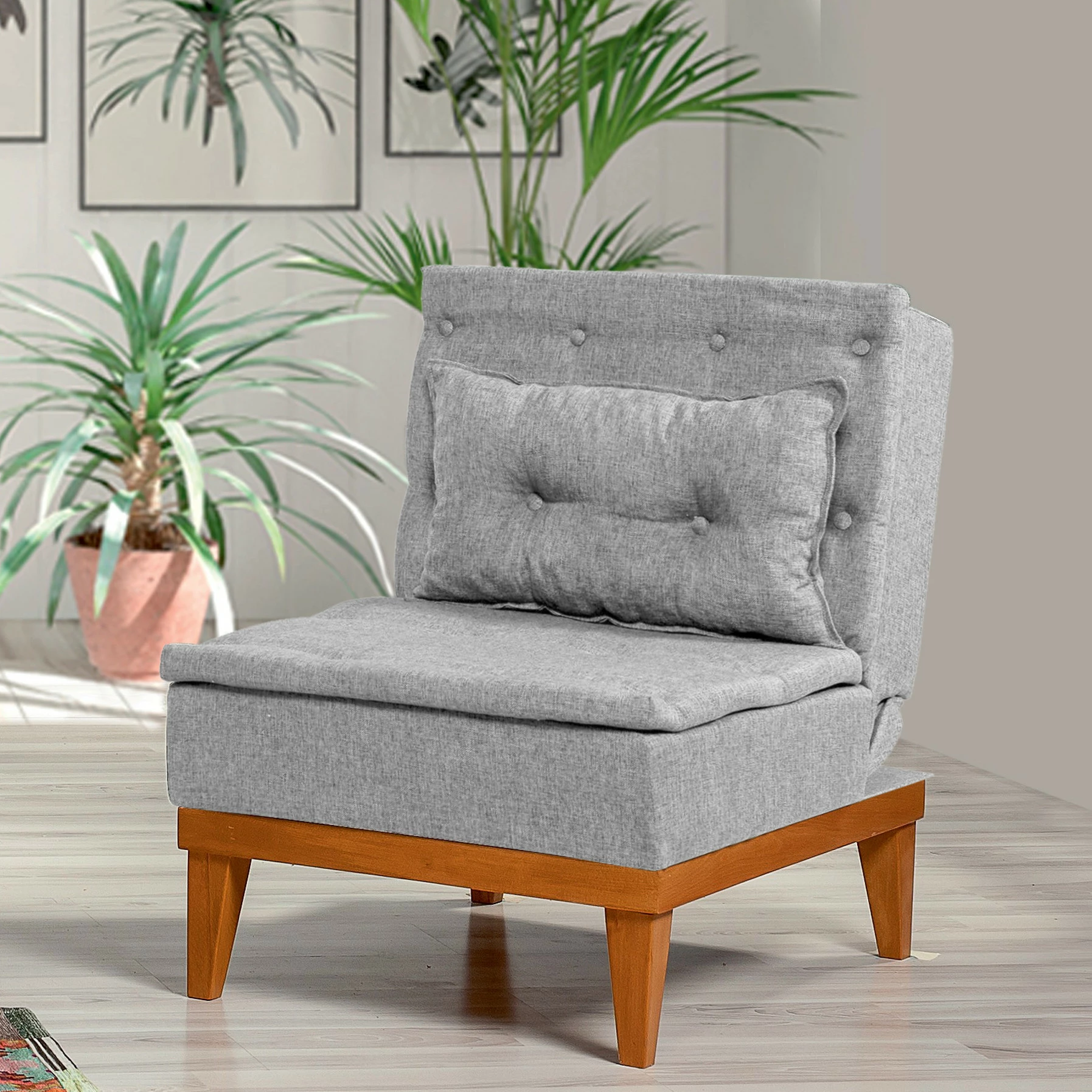 Karrige Wing Atelier del Sofa, gri, Fuoco Berjer