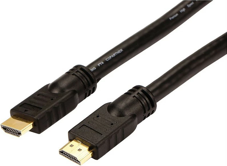 Kabllo HDMI ROLINE 14013455, 20 m, 4K HDR 3D, e zezë