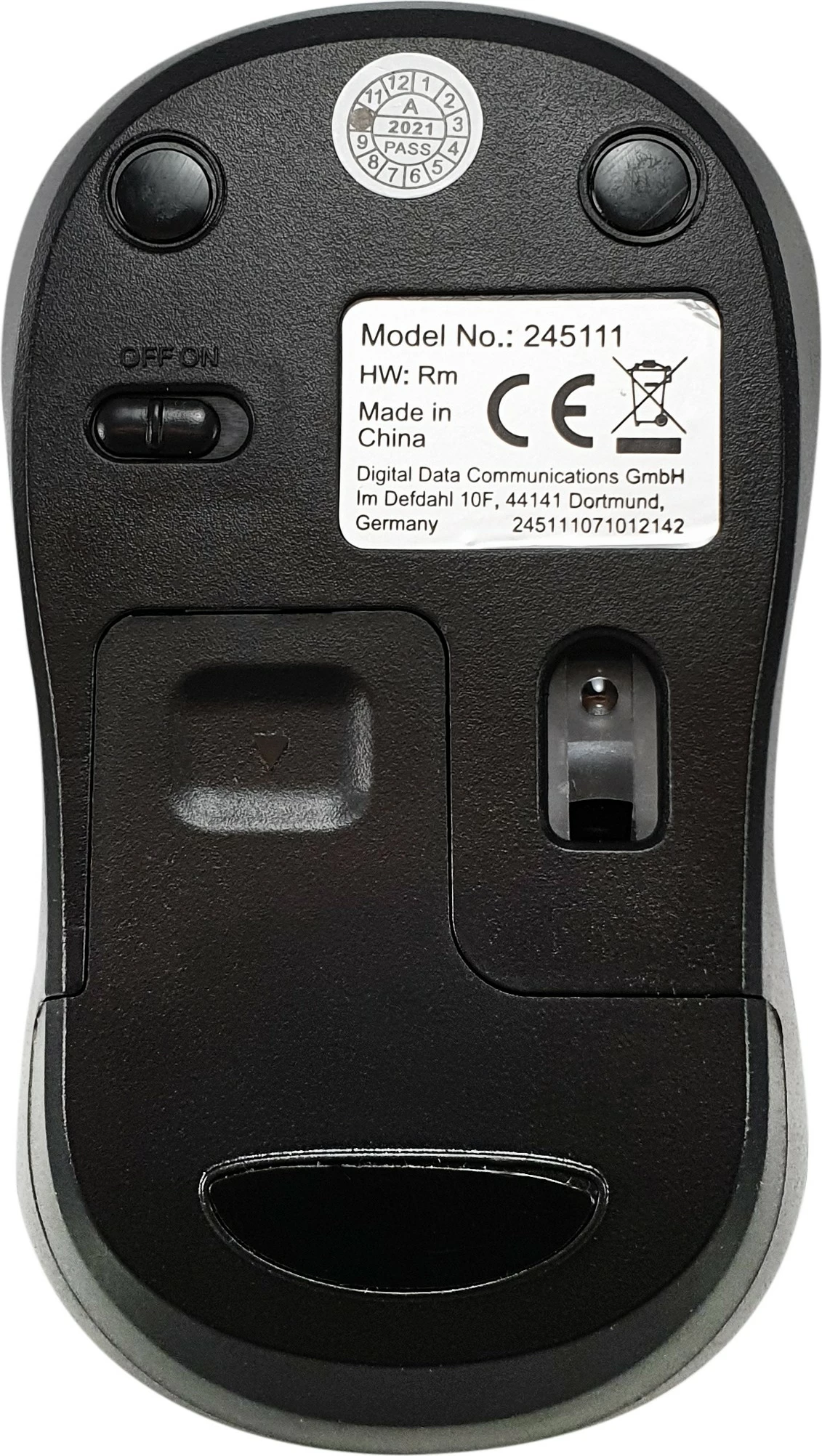 Maus wireless Equip Comfort, optik, RF, i kuq