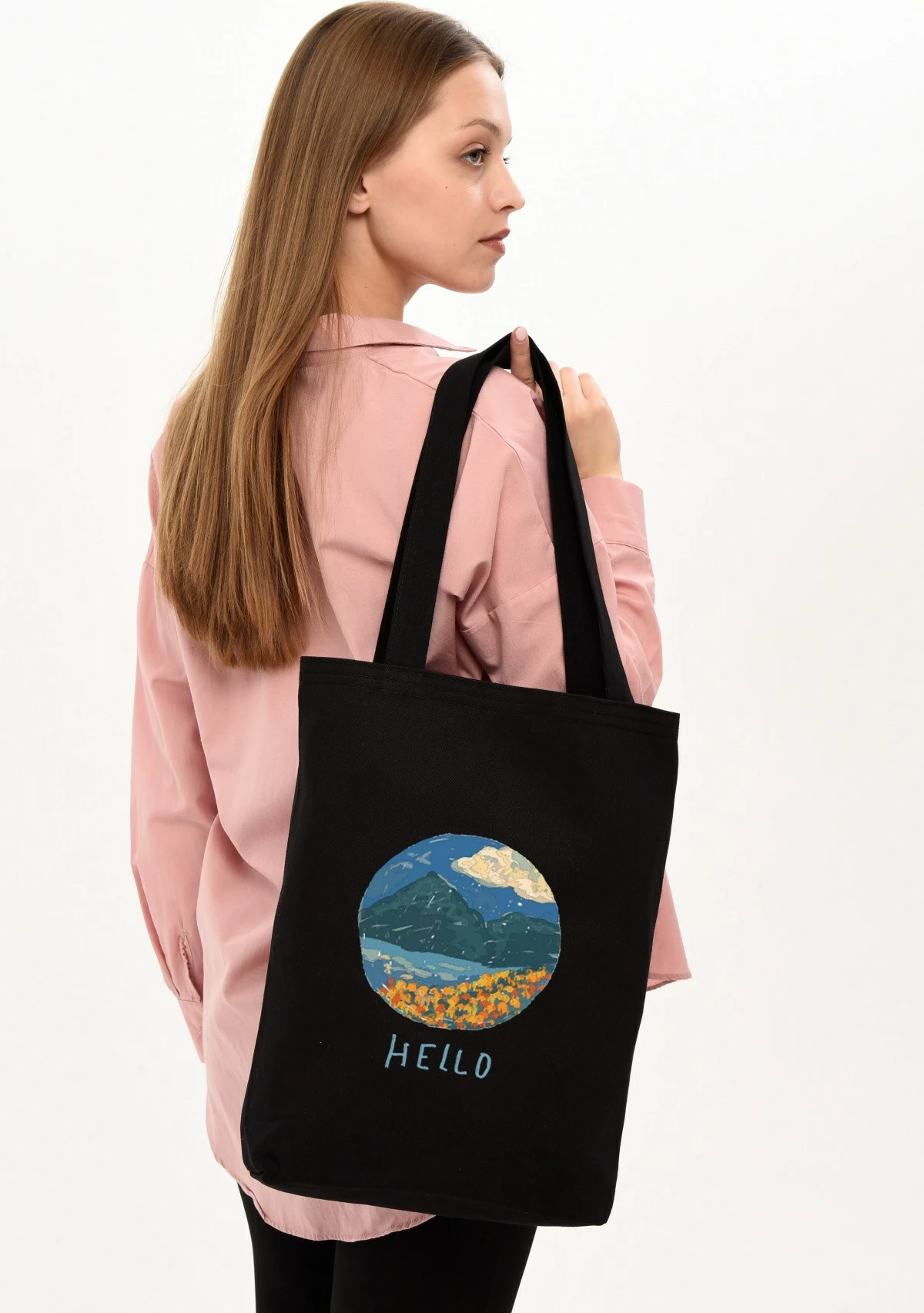 Çantë tote Zoozie Bags, e zezë, 1468
