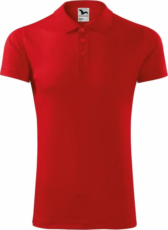 Fanellë polo Malfini për meshkuj, e kuqe [Madhësia: M]