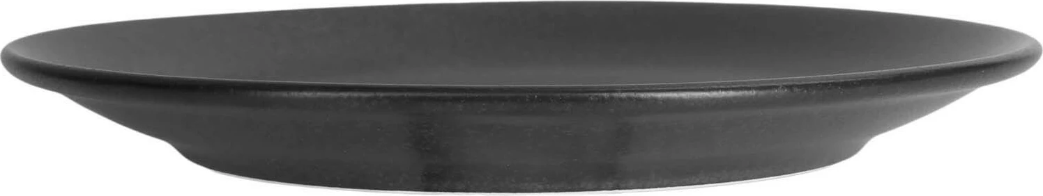 Pjatë e cekët Porland Seasons Coal 200 mm, e zezë, set 6 copë