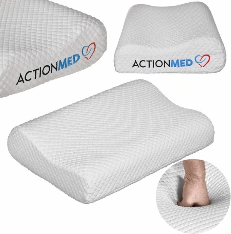 Jastëk ortopedik ActionMed Cervical Med Pillow, i bardhë