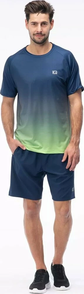 Maicë sportive IQ ESTISE, mëngë të shkurtra, madhësi S, blu