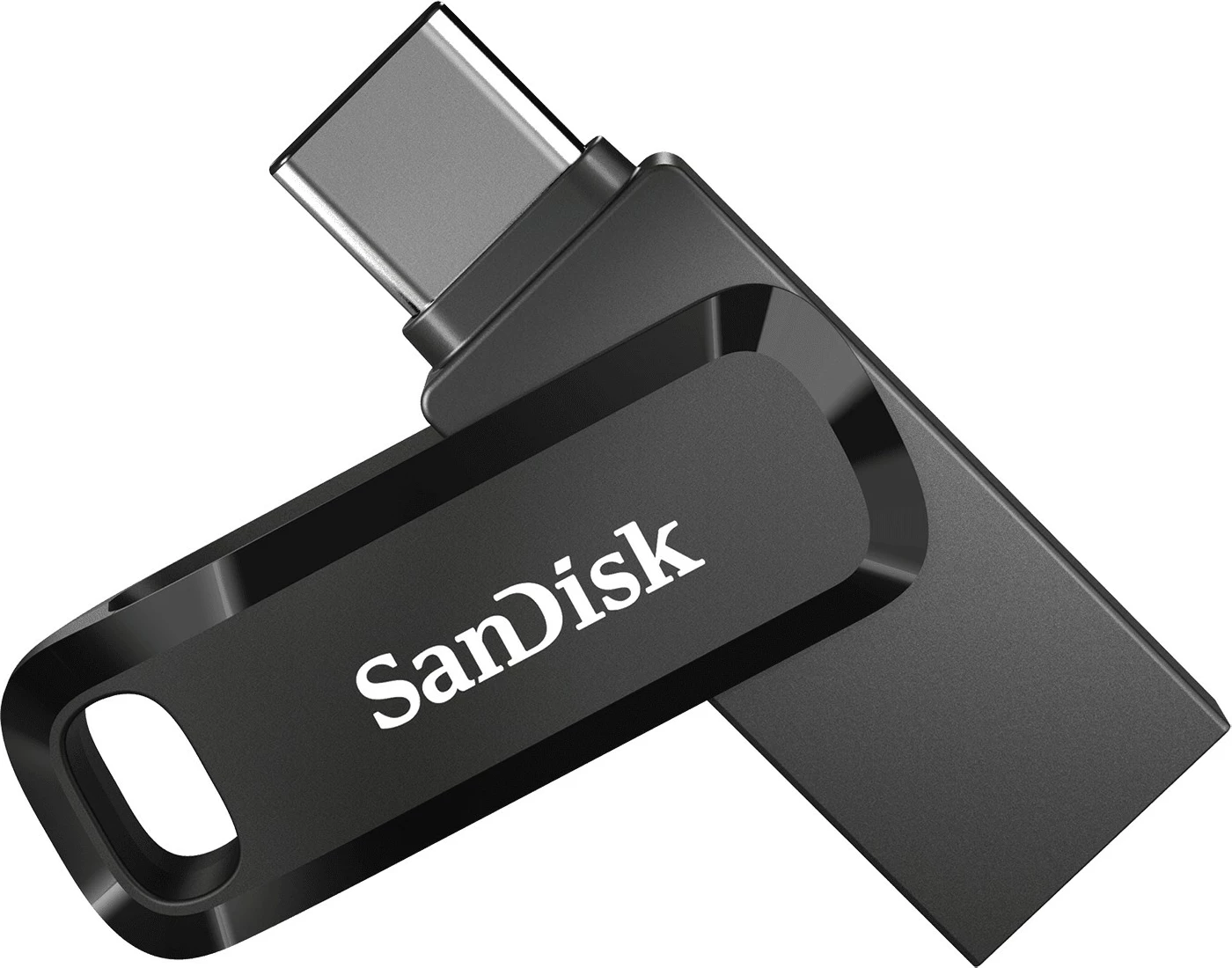 USB SanDisk Ultra Dual Drive Go, 512 GB, USB Type-A / USB Type-C, 3.2 Gen 1, 150 MB/s, Swivel, Black